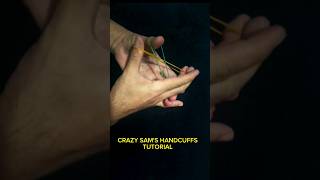 Crazy Sam's Handcuffs #shorts #magic #rubberband