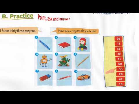 Lớp 3 - Tuần 2 - Tiếng Anh - Số đếm: Theme 1:Numbers- Lesson 3
