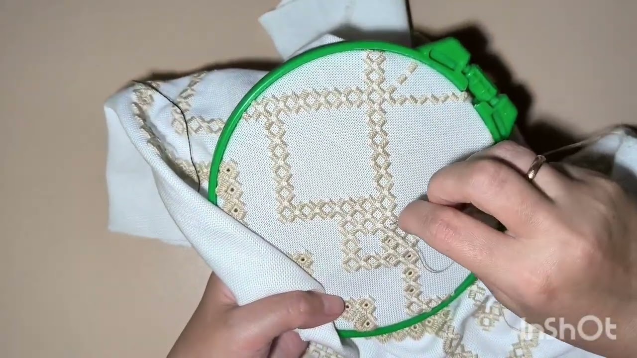 Hardanger. Хардангер. Серветка. Відео 11.