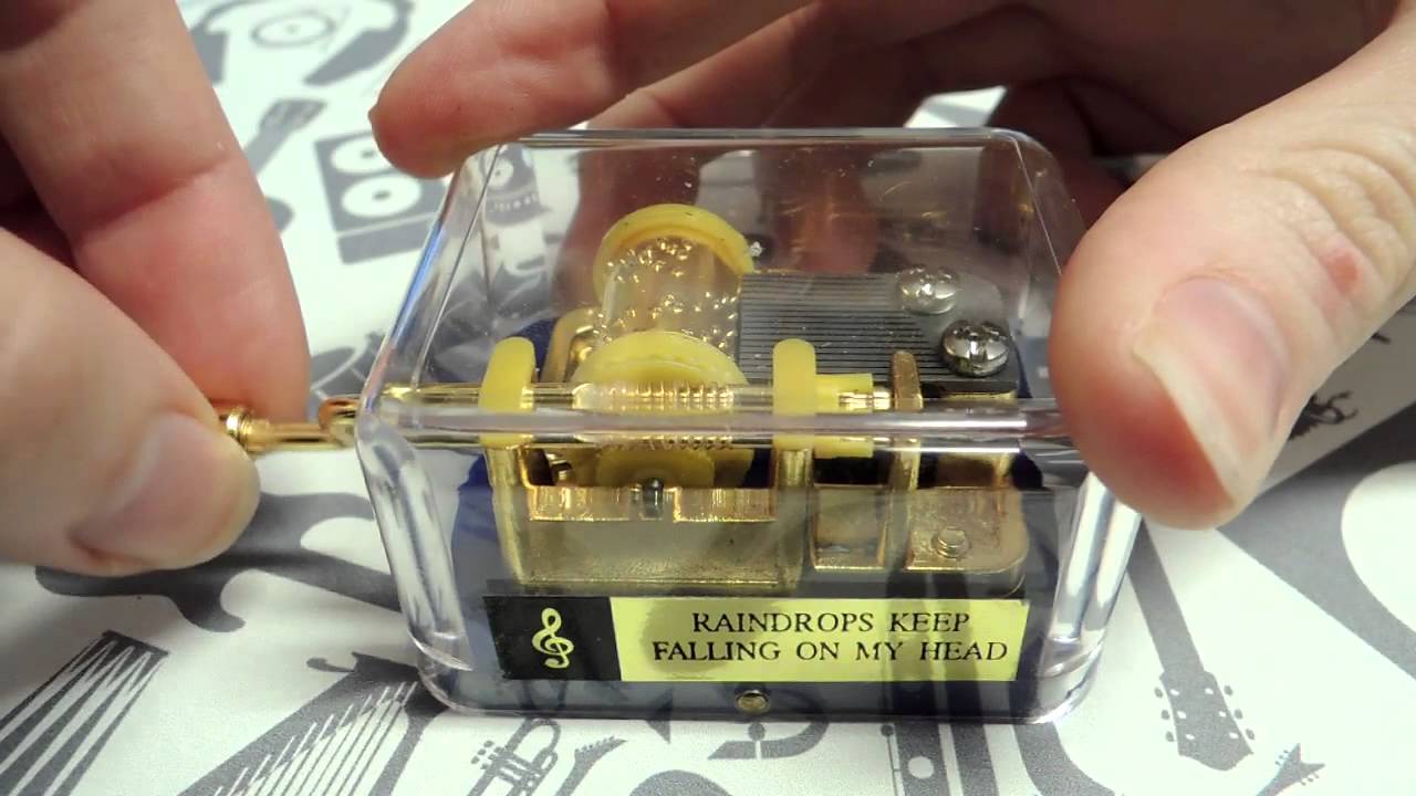 Raindrops Keep Fallin' On My Head - Hurdy Gurdy Music Box - YouTube