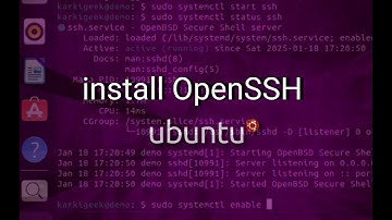 🔥 Learn how to install OpenSSH on Ubuntu in this quick and easy step-by-step guide! 🔥 #karkigeek