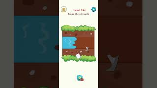 Earse the obstacle|Dop game delete story|level 144|#shorts #gaming #gameplay