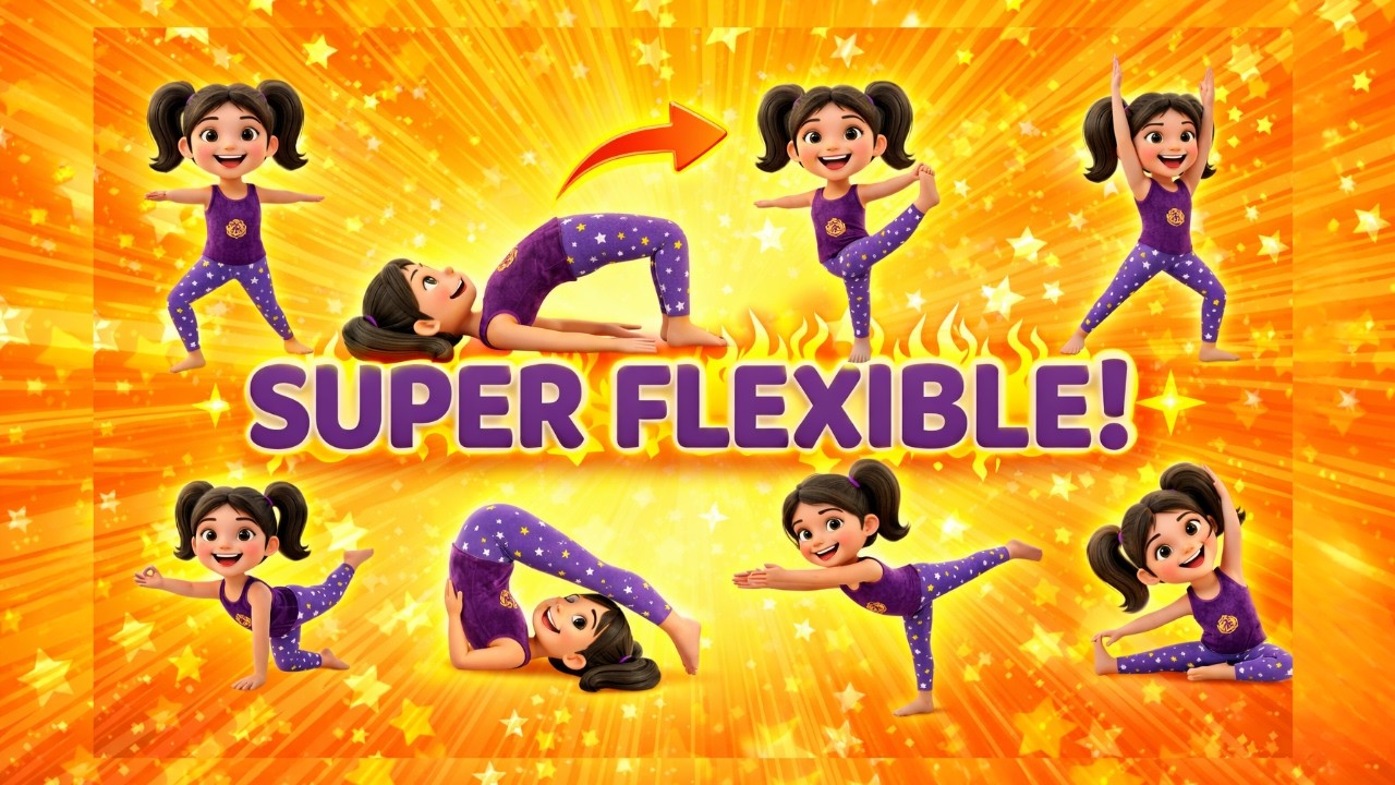 Super Flexible Kids! 🔥 30 Min Yoga for Flexibility & Balance | KokoYoga