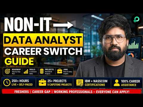 Non-IT to Data Analyst 🚀 Step-by-Step Career Switch Guide | Skills, Salary & Projects by Mohan KTK
