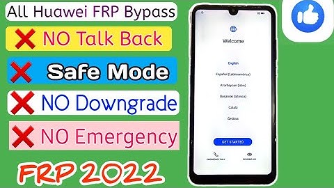 All HUAWEI FRP Bypass  And one click Emergency backup Not Working Safe mode Fix EMUI 10 2022 100%