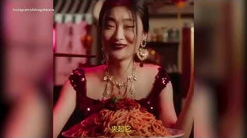 Dolce  Gabbana Eating with Chopsticks video series