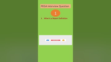 question - 1 pega interview questions #pega #RD #Reportdefinition #reports  #pega interviewquestions