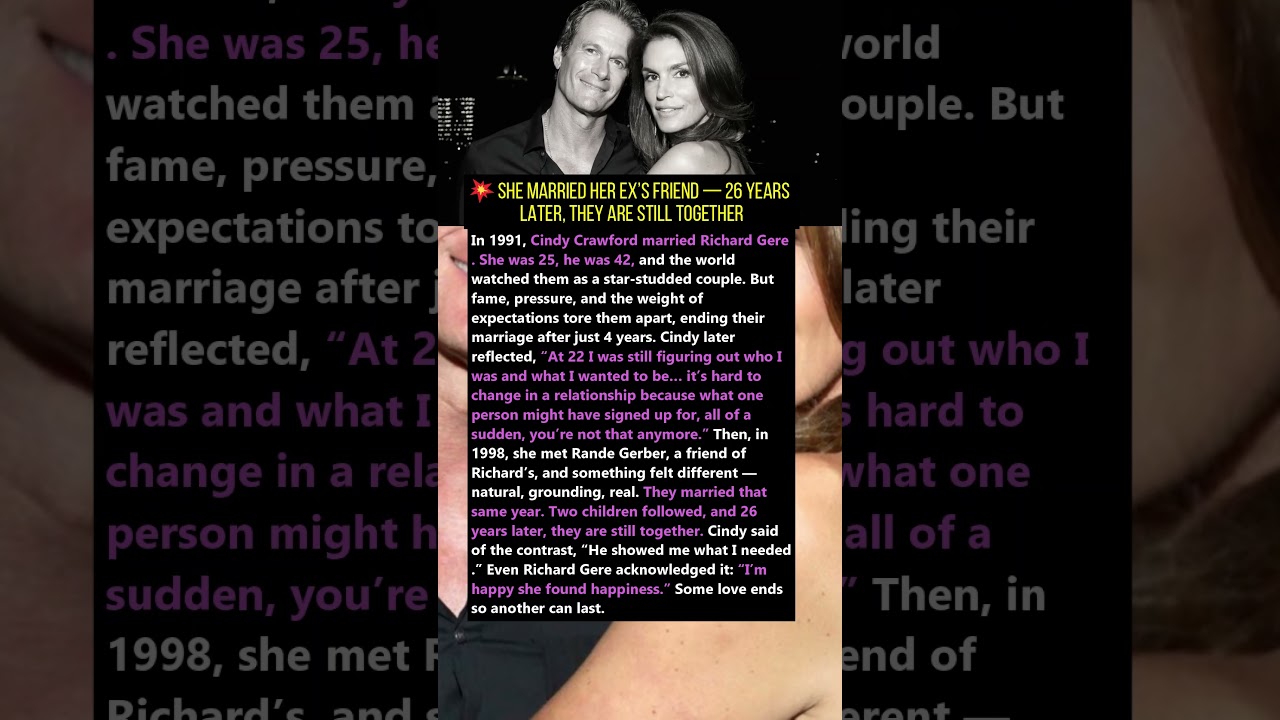 💥 She Married Her Ex’s Friend — 26 years later, they are still together