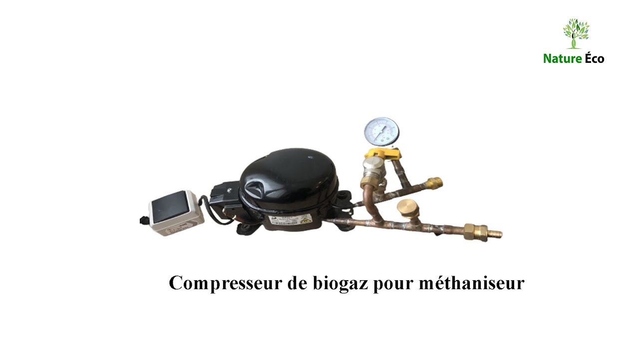 Compresseur de biogaz pour méthaniseur