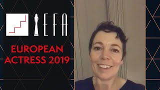 Olivia Colman - European Actress 2019 for THE FAVOURITE