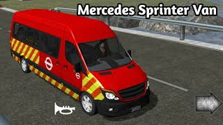 Public Transport Simulator V1.34 - Mercedes Sprinter Van Incident Gameplay