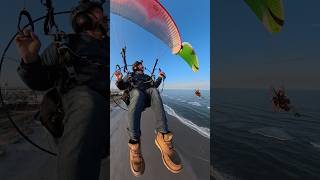 Paramotor Tip Touch! #flying #ozoneparamotors #dream #skymax #adventure