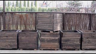 Diy Floor Board Planter Boxes
