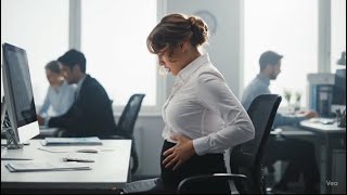 Luisa’s Bulging Belly In The Office (Rapid Pregnancy Expansion) | Veo 3