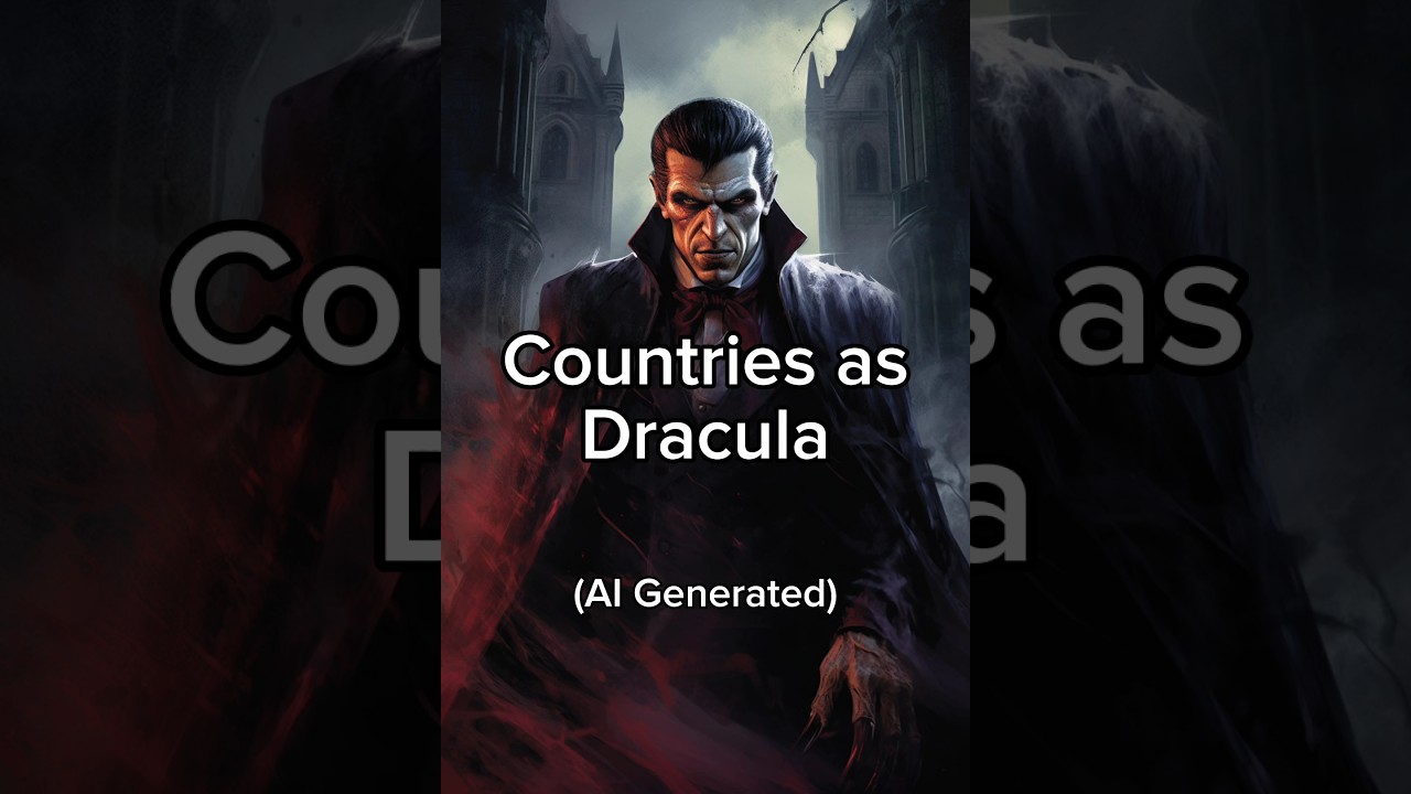 Ai Draws Countries as Dracula! 
