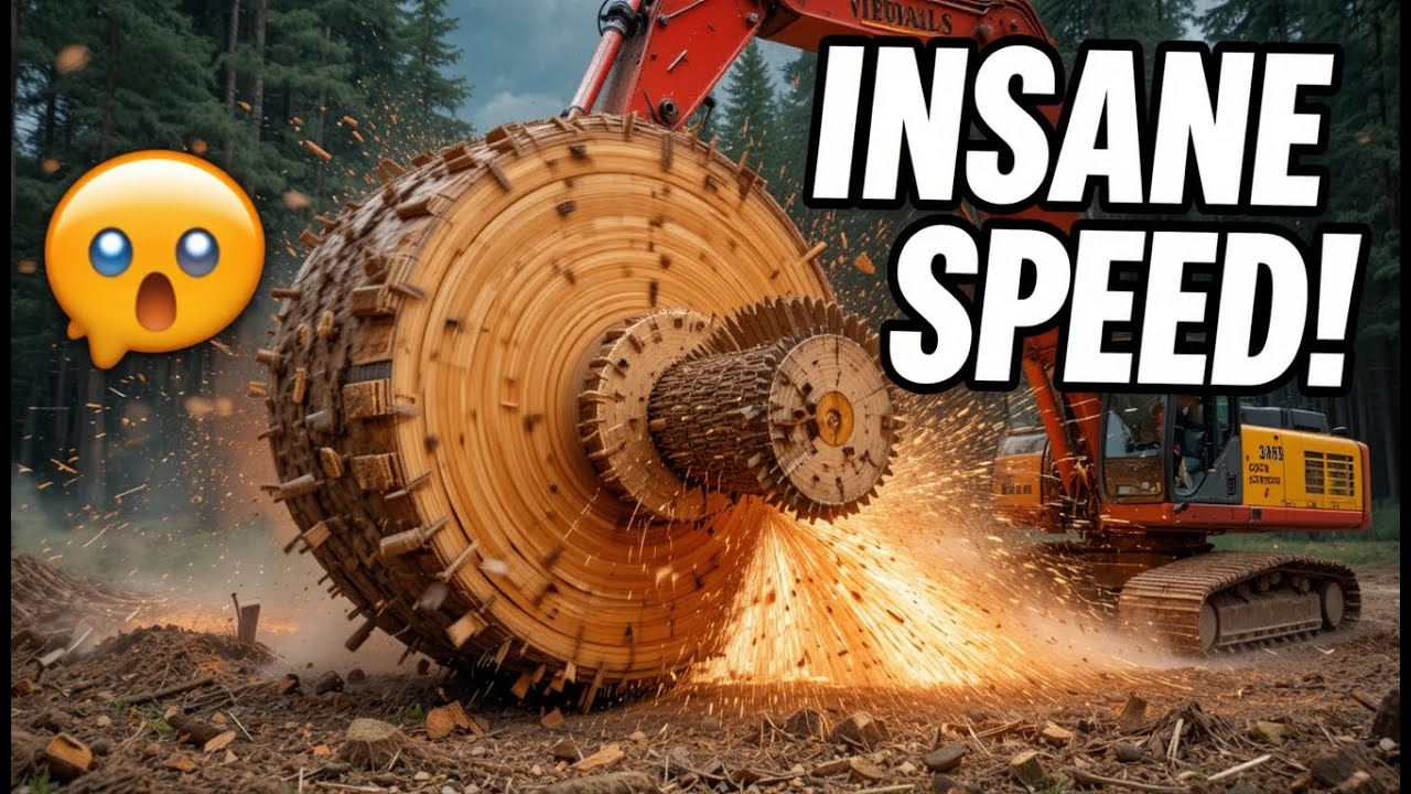 Fastest Tree Cutting Machines in the World | Massive Firewood ...