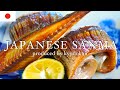 Japanese traditional grilled fish and sashimi. Beautiful and delicious!