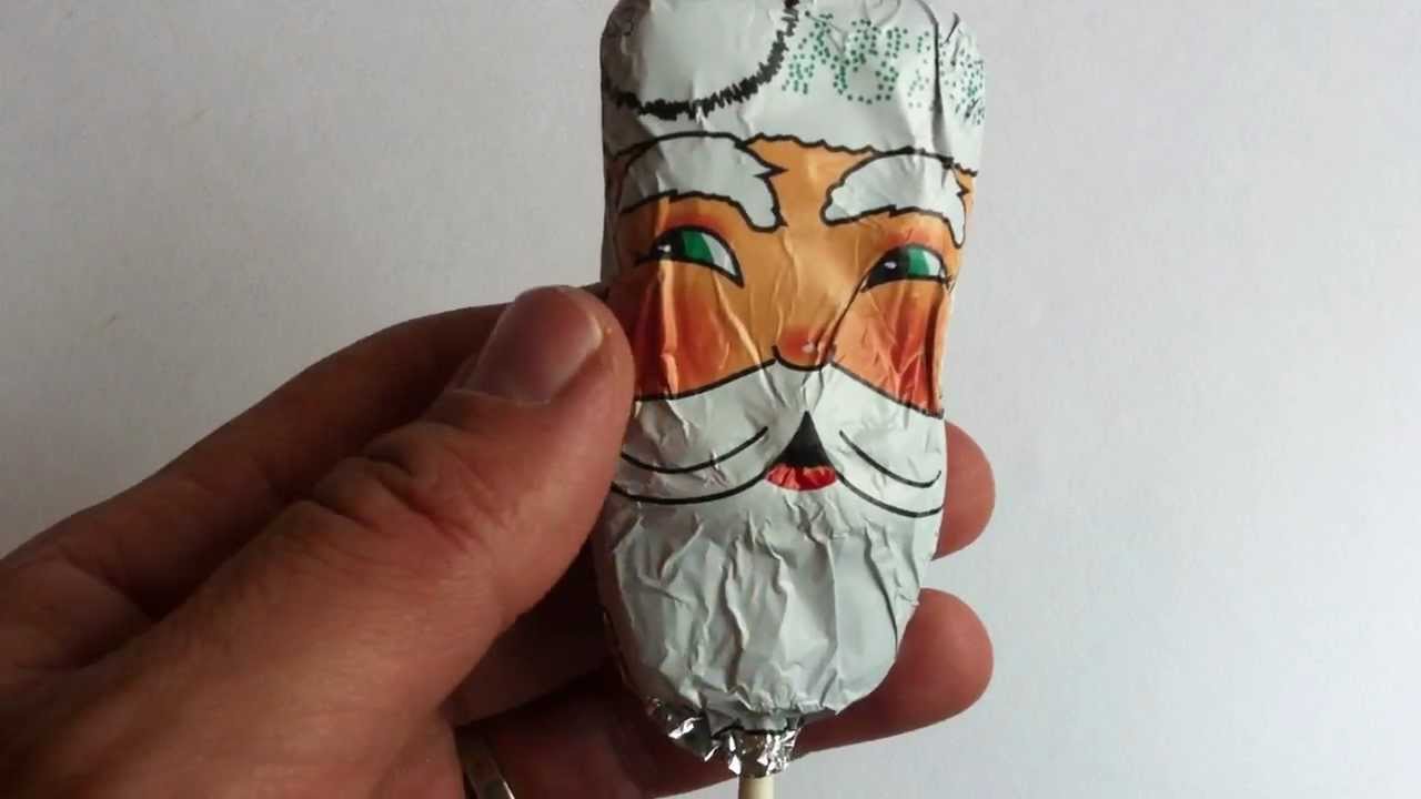 Milk Chocolate Lollipop Santa review YouTube