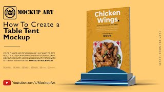 How to create a Table Tent Mockup| Photoshop Mockup Tutorial