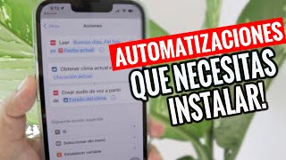 Tienes un iPhone? Debes INSTALAR Estas INCREIBLES Automatizaciones