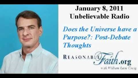 Does the Universe have a purpose? Post-Debate Thoughts - Mexico Debate - Richard Dawkins