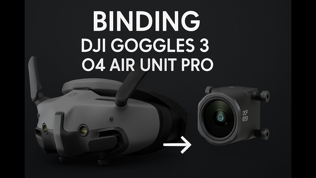 Підключаємо DJI Goggles 3 до DJI O4 або O3 air unit pro