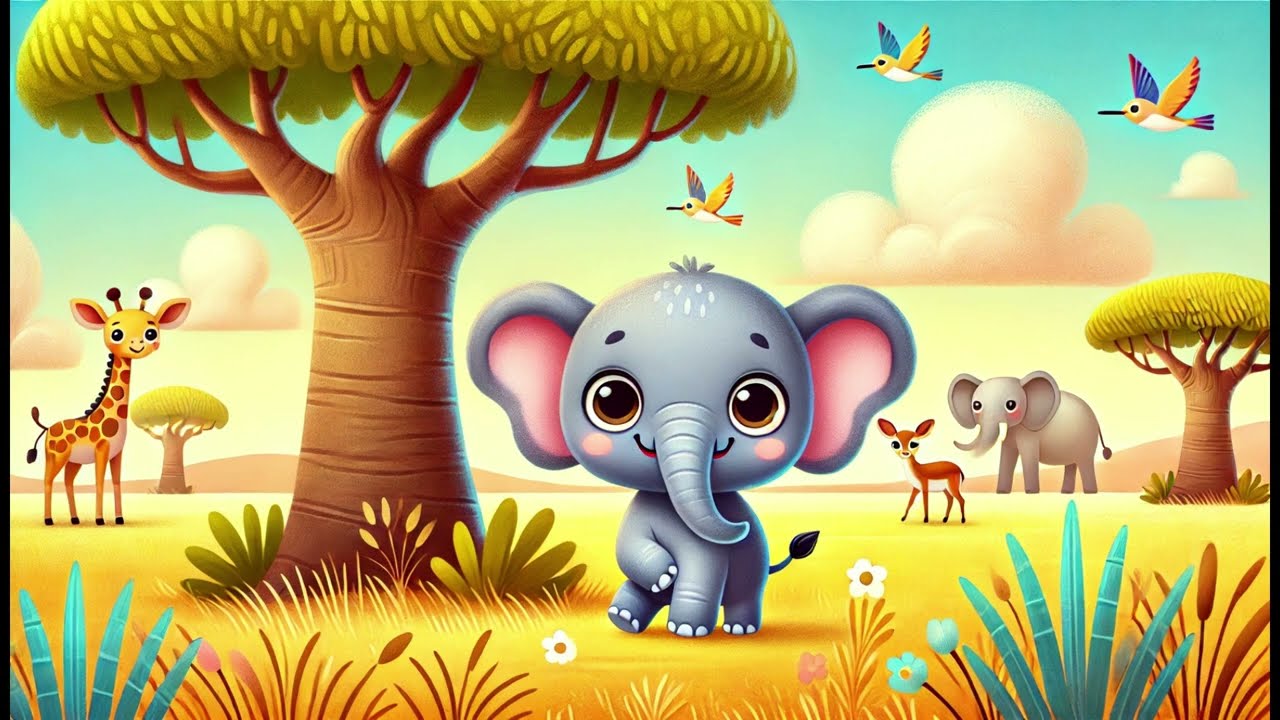The Kind Elephant | Children’s English Tales