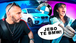 UČIM ZERU DA VOZI BMW ! * slupala se*