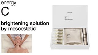 Protocole energy C by mesoestetic