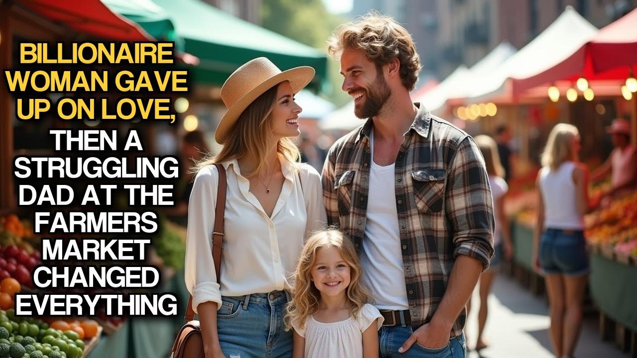 Billionaire Woman Gave Up On Love, Then A Struggling Dad at the Farmers Market Changed Everything