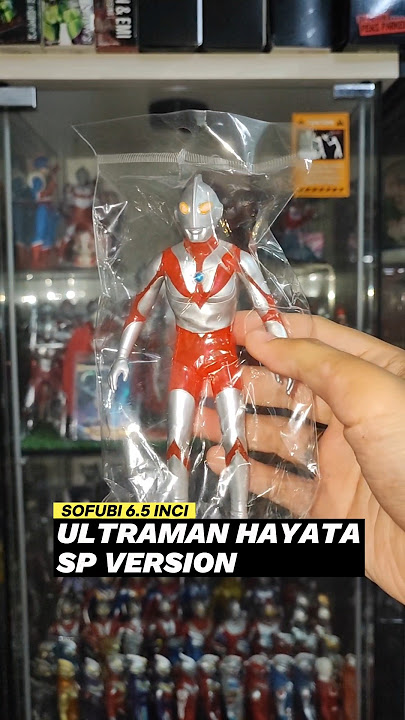 Ultraman Hayata SP Transparent Version Sofubi 6.5 Inch Review #sofubi #ultraman #review