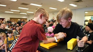 2023 Pentetanguishene Winterama Armwrestling Tournament  Youth Highlights