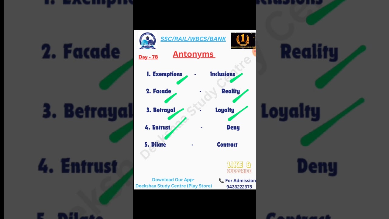 Day-78 | Daily Vocab Show for All Exams #vocabulary #vocab #shorts #viralshorts