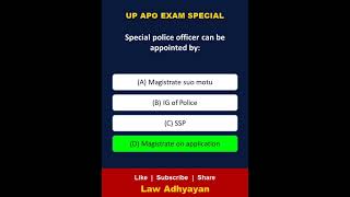 👉Police Act | Most expected MCQs| UP APO 2025 ..#upapoexam #upapopreparation #lawexams #upexamupdate