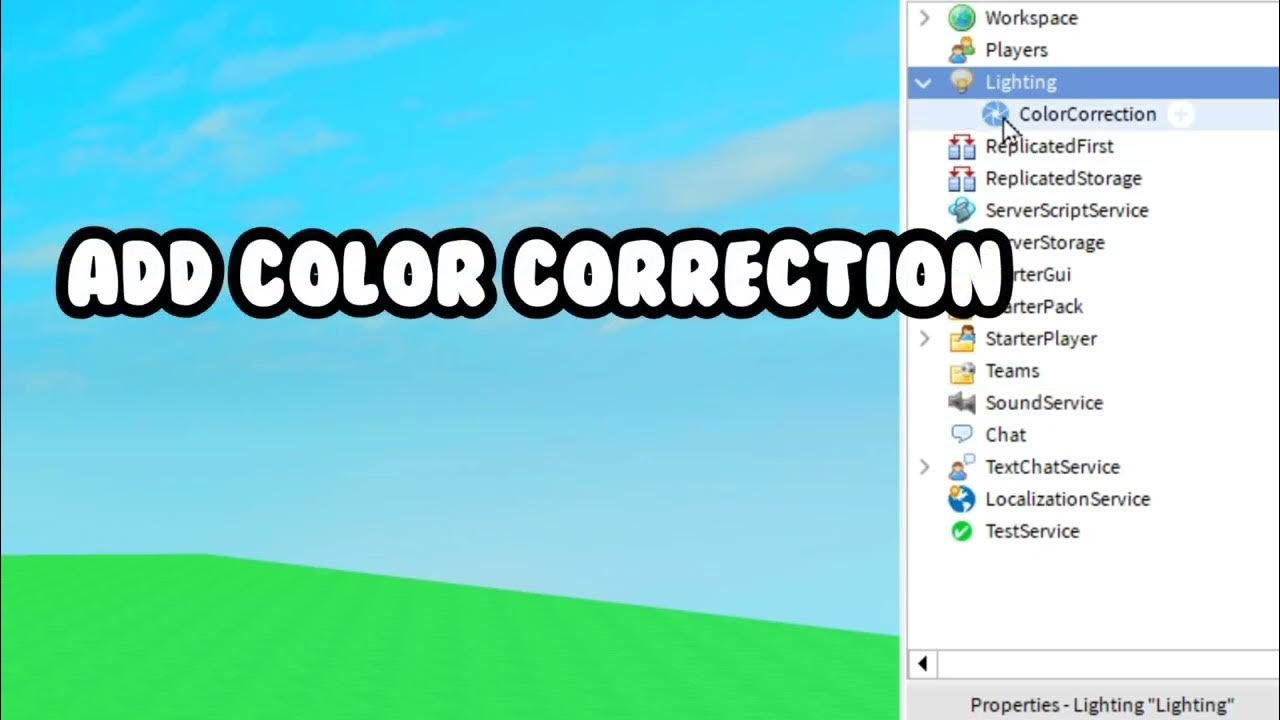 how to make cartoon lighting roblox studio YouTube