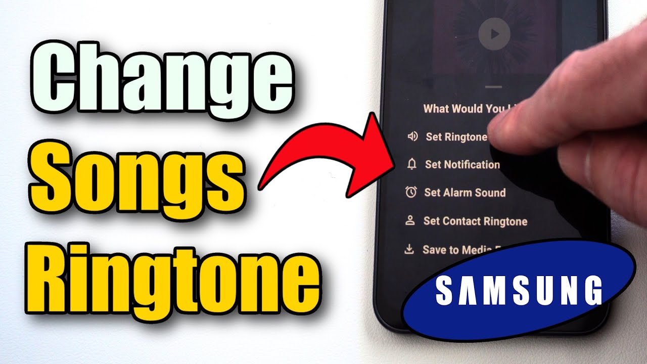How to SET Ringtone to Any Song on Samsung Android Phone (Best Method ...