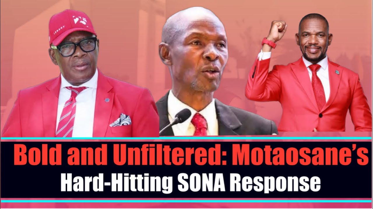 Motaosane Comes Out Swinging in SONA 2025 Debate