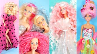 11 DIFFERENT BARBIE HAIRSTYLES TRANSFORMATION FOR YOUR OLD DOLLS