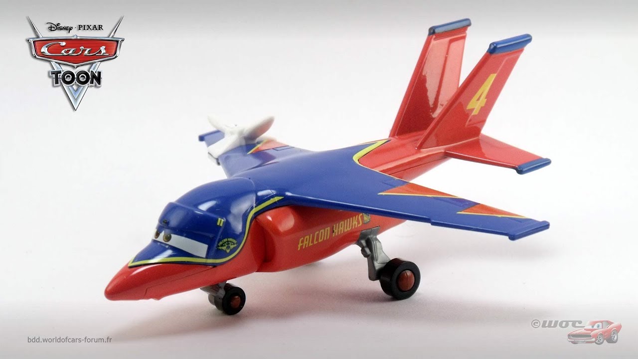 ミニカー Disney Pixar Cars FALCON HAWK 1 BDD World of Cars - Falcon Hawk Black - YouTube