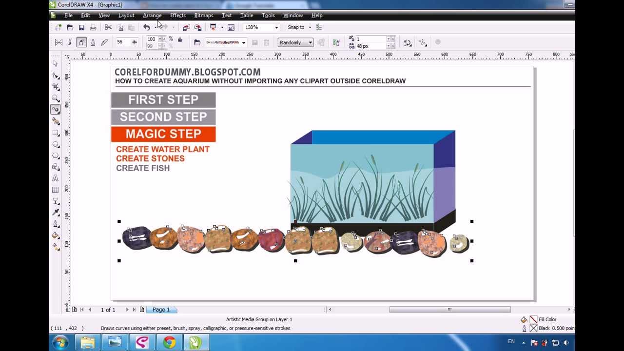 Corel Draw Tutorial Creating Aquarium Avi Corel Draw Tutorial Graphic Design Lessons Coreldraw Corel Draw Tutorial Creating Aquarium Avi Corel Draw Tutorial Graphic Design Lessons Coreldraw