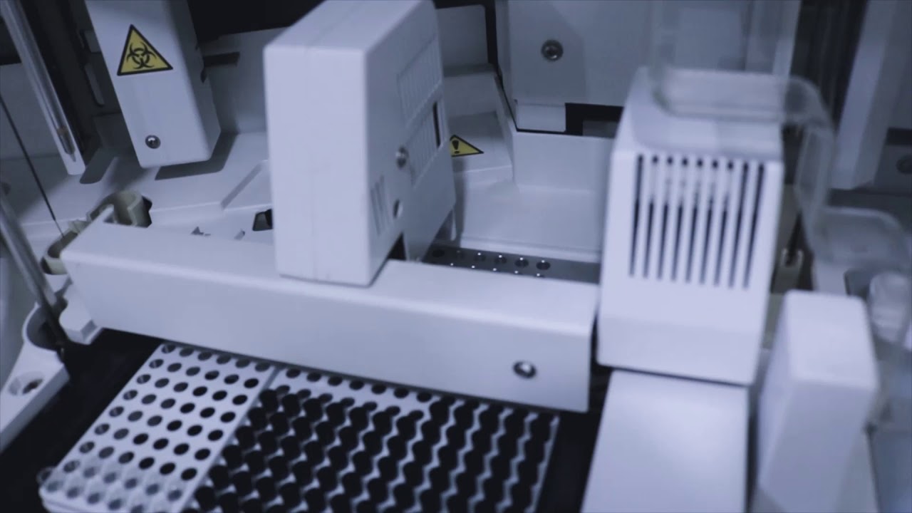 lab cab cobas e 411 - YouTube