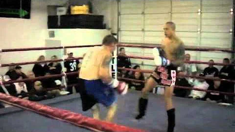 PHIL Gage of MyBAD training Center kickboxing Debut