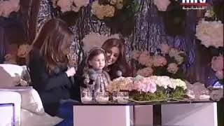 نانسي عجرم ❤ تغني مع ابنتها ميلا يارب تكبر ميلا 2011