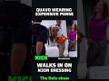 Quavo wear purse catches N3on dressing #n3on #hiphop #migos