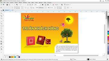 Corel Draw | Thiết kế thiệp tri ân khách hàng nhân dịp trung thu