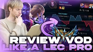 Learn how to VOD REVIEW like an LEC PRO!