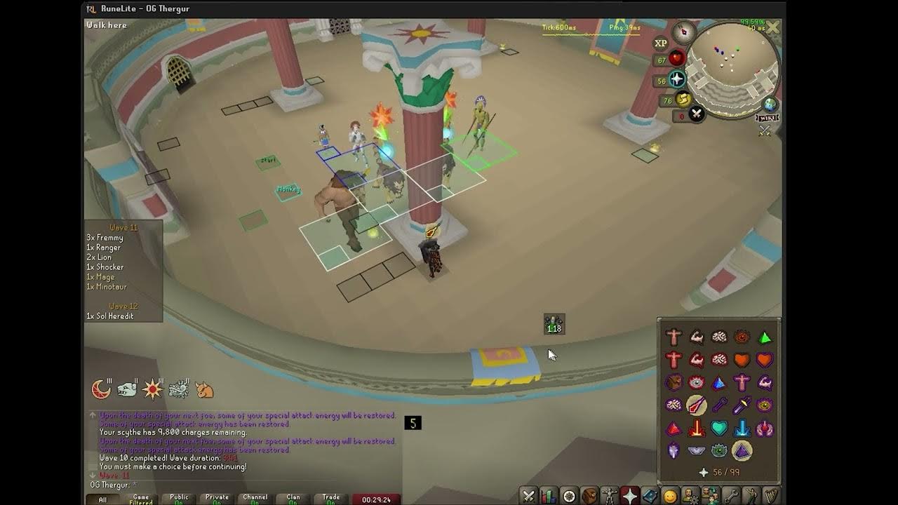 OSRS Colosseum wave 11 Red flag bad spawn solve guide YouTube