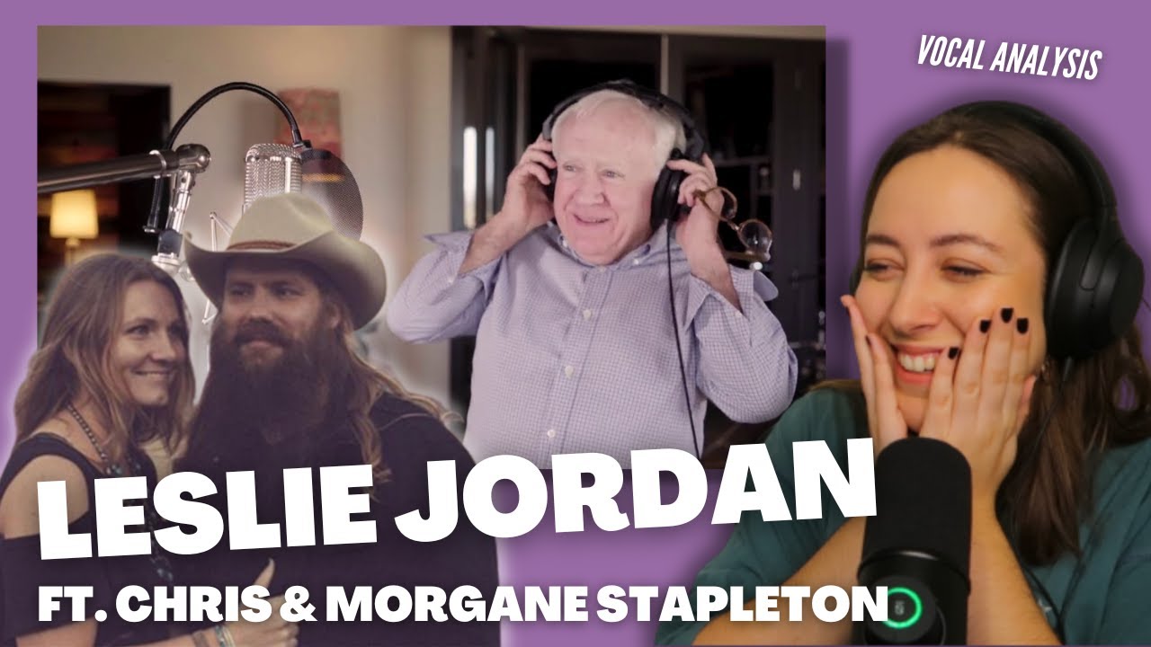LESLIE JORDAN ft. Chris & Morgane Stapleton "Farther Along" | Vocal Coach Reacts (& Analysis) LESLIE JORDAN ft. Chris & Morgane Stapleton "Farther Along" | Vocal Coach Reacts (& Analysis)