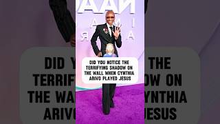 Did you notice the scary shadow on the wall of cynthia erivo?#celebrity #cynthiaerivo #jesus #wicked