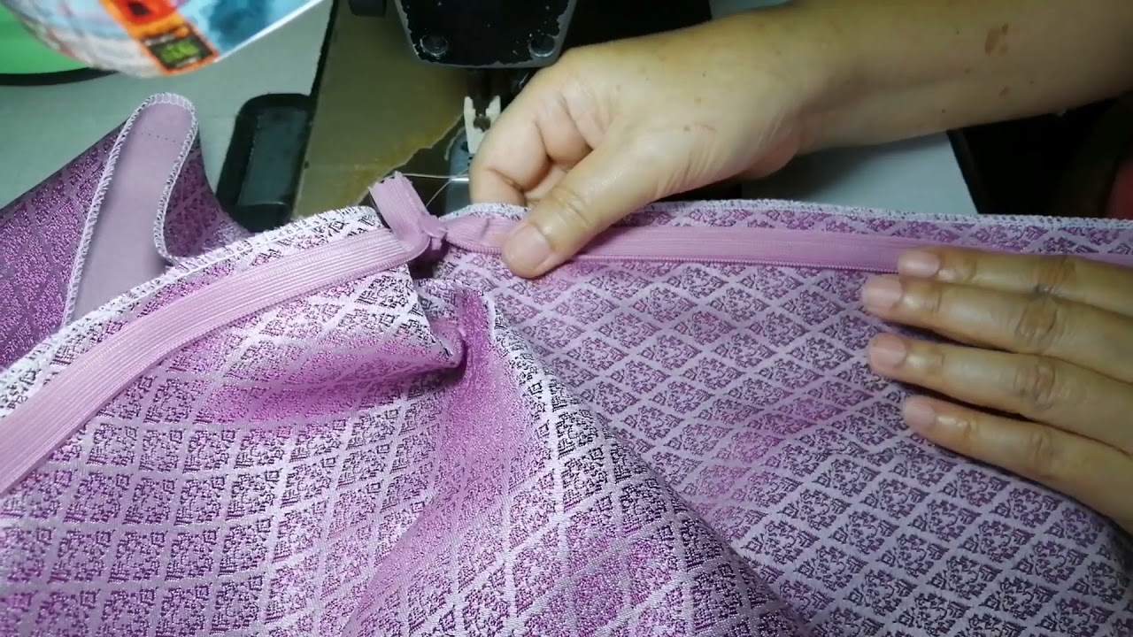 ใส่ซิปซ่อนผ้าถุงสำเร็จ